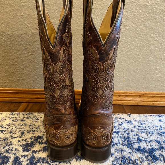 Corral Tan Handcrafted Boots - Picture 4 of 6